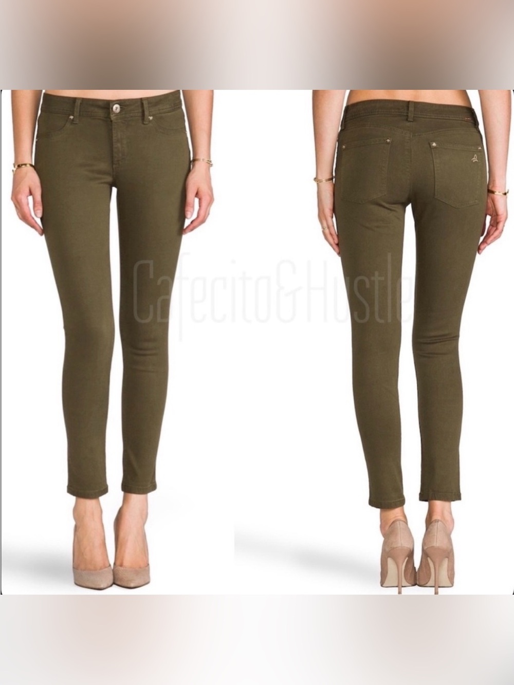 DL1961 Emma Legging Dublin Green Skinny Jeans (27)